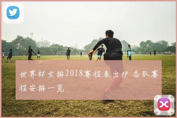 世界杯女排2018赛程表出炉 各队赛程安排一览